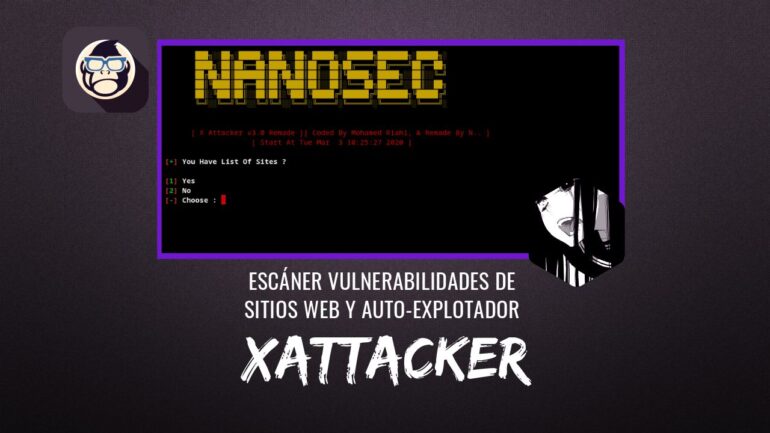 XAttacker Escáner Vulnerabilidades Sitios Web y Auto-Explotador