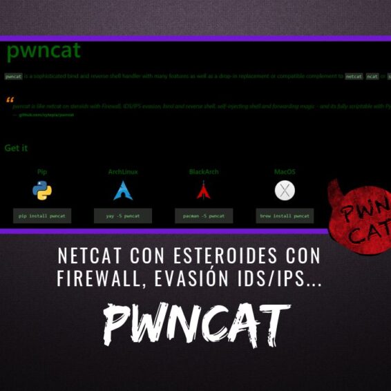 pwncat netcat con Esteroides Firewall, evasión IDS IPS