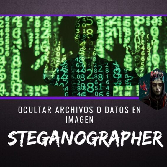 steganographer Ocultar Archivos o Datos en Imagen