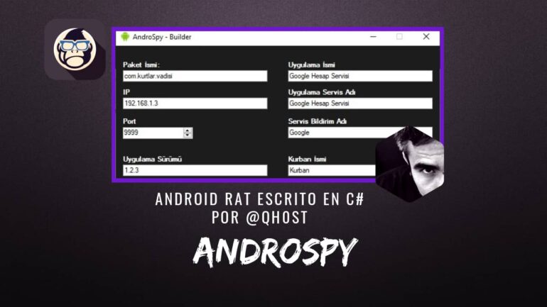 AndroSpy Android RAT Escrito en C#