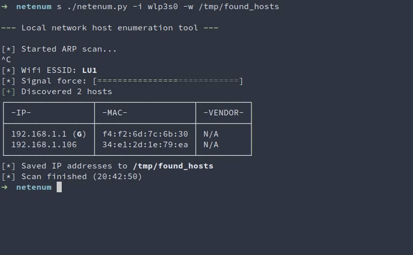 Netenum: Reconocimiento de Red que busca Hosts Activos » EsGeeks