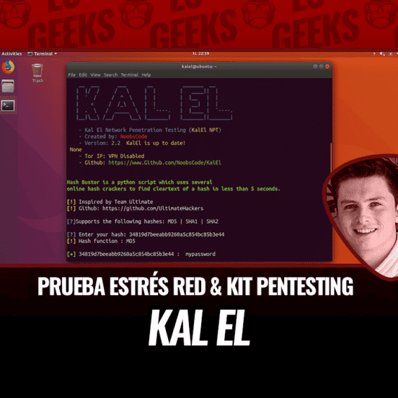 Kalel Prueba de Estrés de Red y Kit de Pentesting
