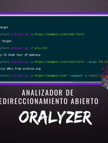 Oralyzer Analizador de Redireccionamiento Abierto