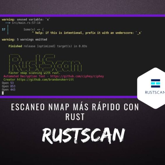 RustScan Escaneo Nmap más Rápido con Rust