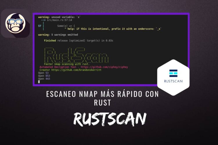 RustScan Escaneo Nmap más Rápido con Rust