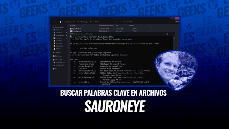 SauronEye Búsqueda de Palabras Claves Específicas