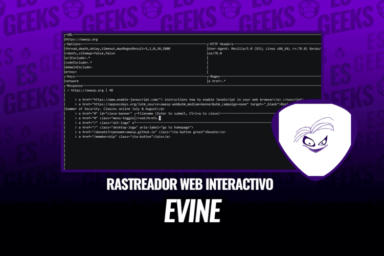Evine Rastreador Web con CLI Interactivo