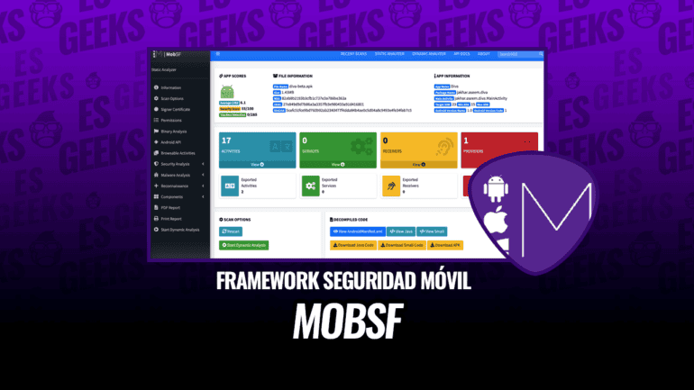 MobSF Framework de Seguridad Móvil Todo en Uno