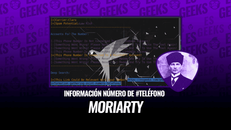 Moriarty-Project Obtener Información de Número de Teléfono