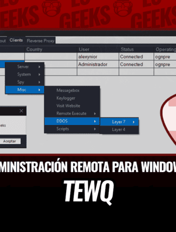 TewQ Administración Remota para Windows 100% FUD
