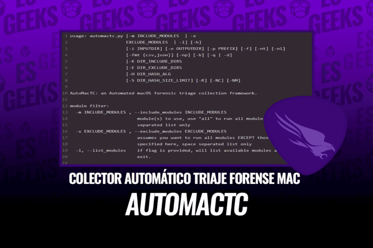 AutoMacTC Colector Automático Triaje Forense Mac