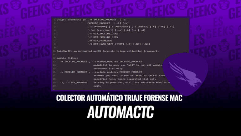 AutoMacTC Colector Automático Triaje Forense Mac