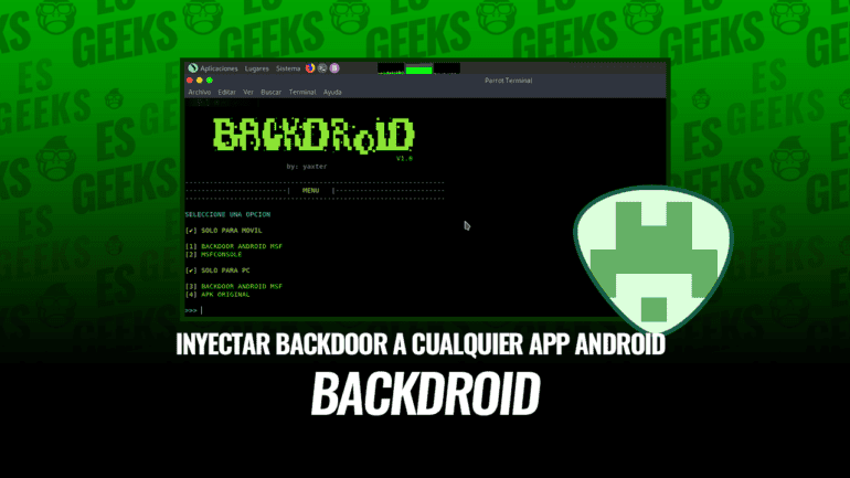 BACKDROID Inyectar Backdoor a cualquier App Android