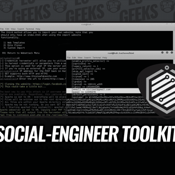 Demostración Social-Engineer Toolkit