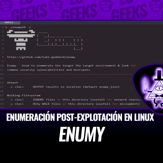 Enumy Enumeración Escalada de Privilegios Post-Explotación en Linux
