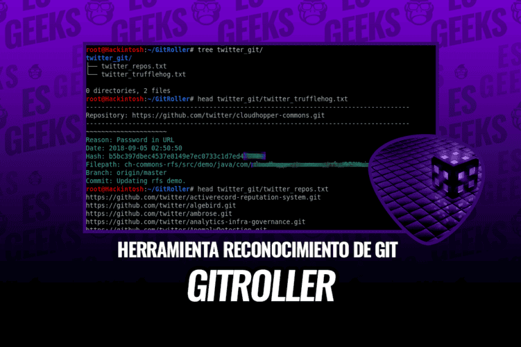 GitRoller Herramientas de Reconocimiento de Git