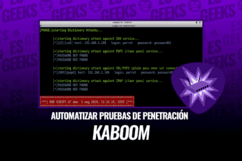 Kaboom Herramienta Automatizar Pruebas de Penetración