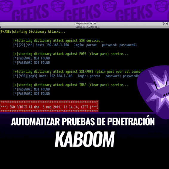 Kaboom Herramienta Automatizar Pruebas de Penetración