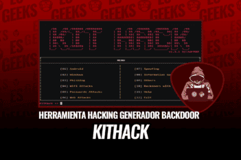 KitHack Paquete Herramientas Hacking y Generador Backdoors
