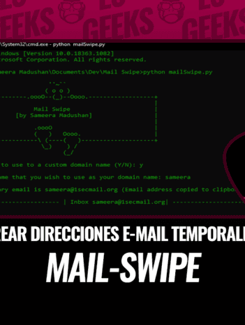Mail-Swipe Crear Direcciones E-Mail Temporales y Recibir Correos Electrónicos