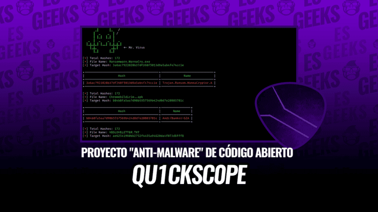 Qu1cksc0pe Proyecto Anti-Malware de Código Abierto