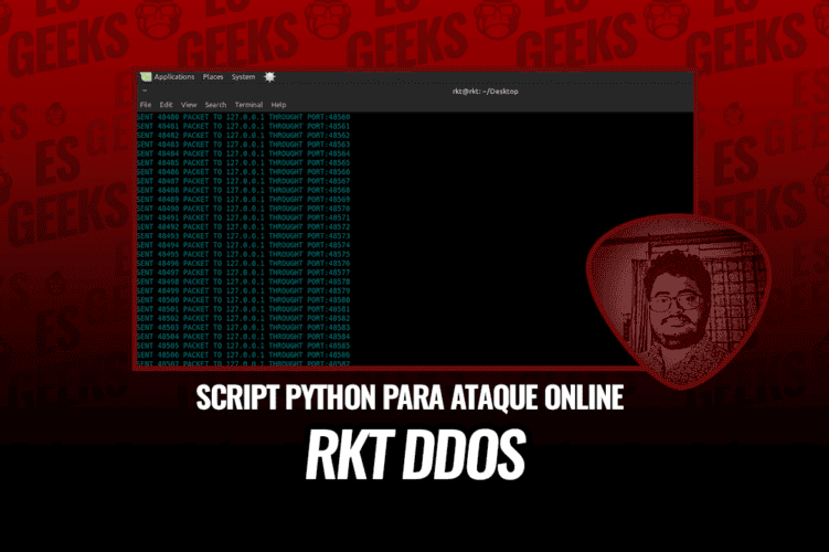 RKT DDoS Script Python para Ataque en Línea