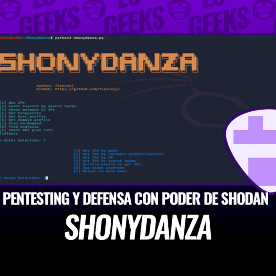 ShonyDanza Herramienta para Pentesting y Defensa con Shodan