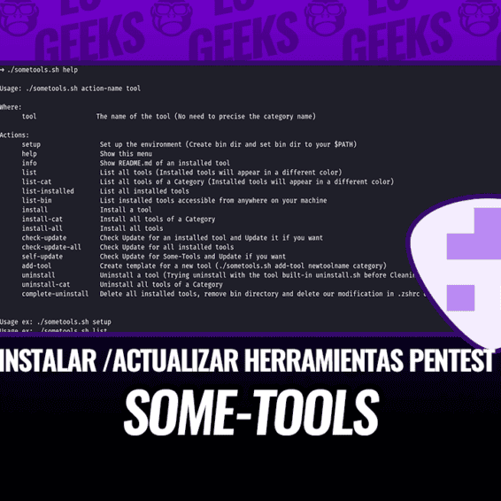 Some-Tools Instalar y Actualizar Herramientas Pentest