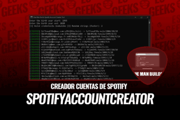 SpotifyAccountCreator Crea Cuentas de Spotify