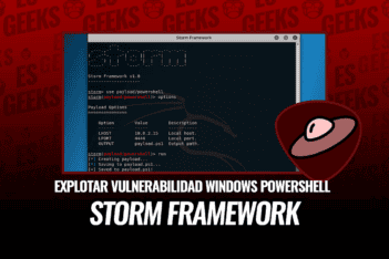Storm Framework Explotar Vulnerabilidad de Windows PowerShell