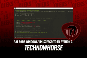 TechNowHorse RAT para Windows Linux Python 3