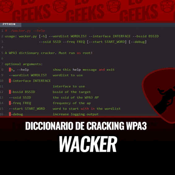 Wacker Diccionario de Cracking WPA3
