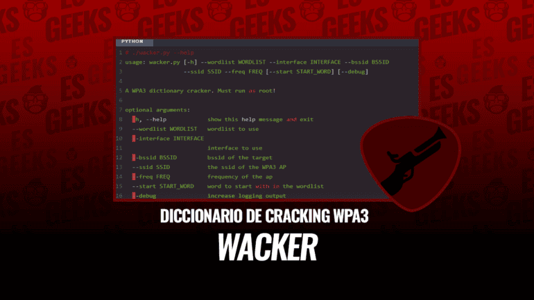 Wacker Diccionario de Cracking WPA3