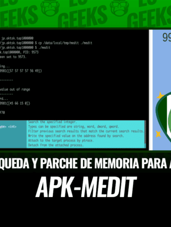 apk-medit Búsqueda y Parche de Memoria para APK Depurable sin Root