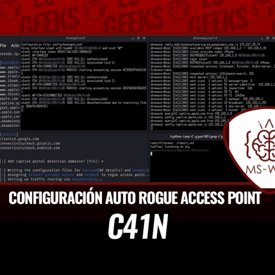 c41n Herramienta Automatizada Configuración Rogue Access Points