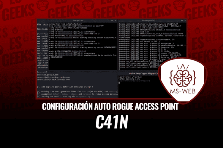 c41n Herramienta Automatizada Configuración Rogue Access Points