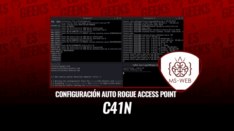 c41n Herramienta Automatizada Configuración Rogue Access Points