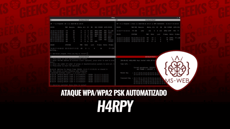h4rpy Herramienta Automatizada Ataque WPAWPA2 PSK