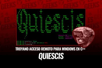Quiescis Troyano de Acceso Remoto para Windows en CPlusPlus