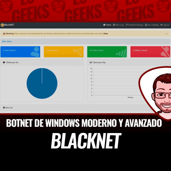 BlackNET Botnet Windows Moderno Avanzado
