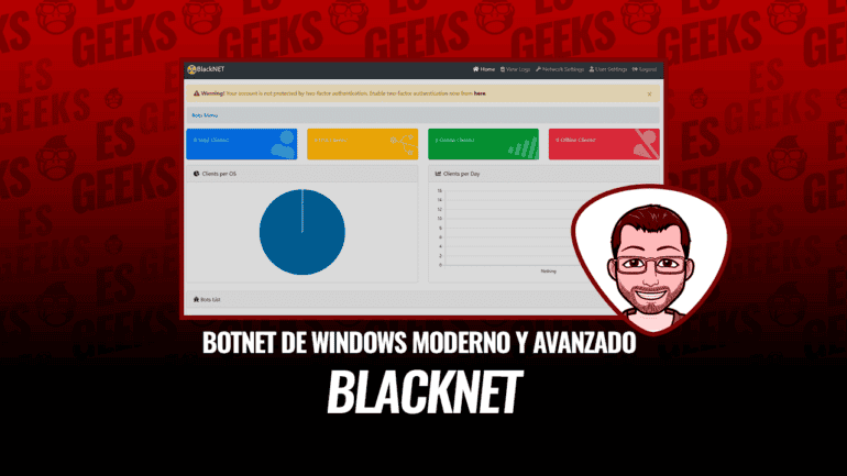 BlackNET Botnet Windows Moderno Avanzado