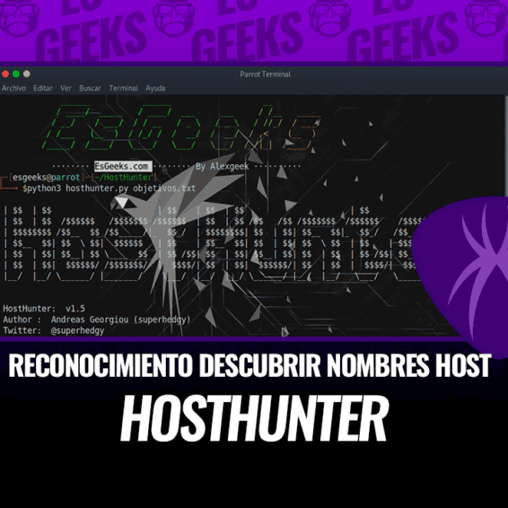 HostHunter Reconocimiento descubrir Nombres de Host