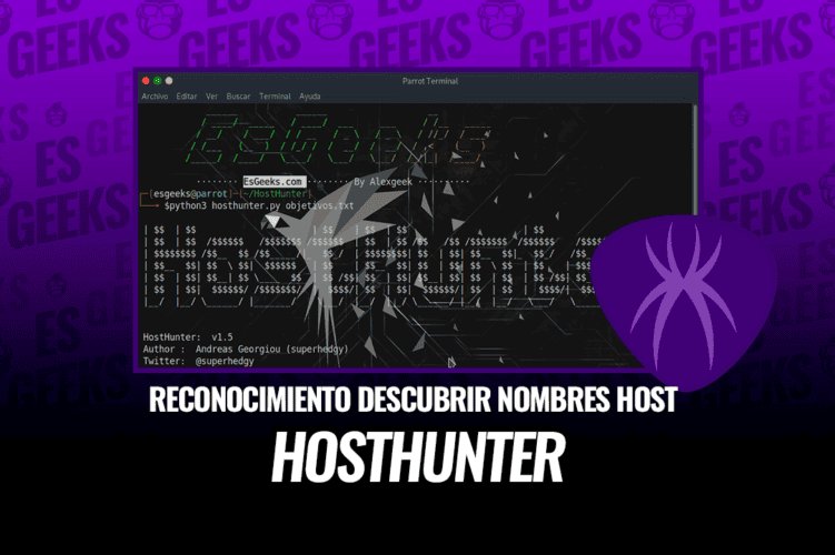 HostHunter Reconocimiento descubrir Nombres de Host