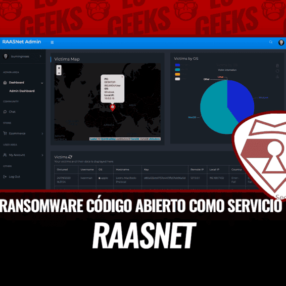 RAASNet Ransomware Código Abierto como Servicio