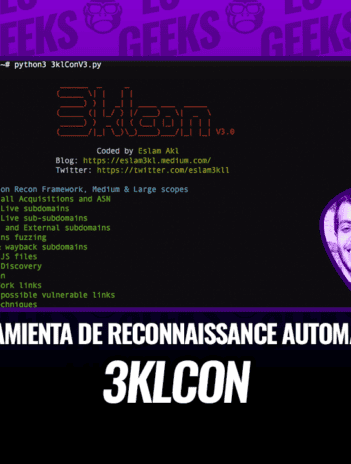 3klCon Herramienta de Reconnaissance Automático