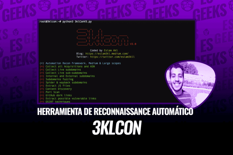3klCon Herramienta de Reconnaissance Automático