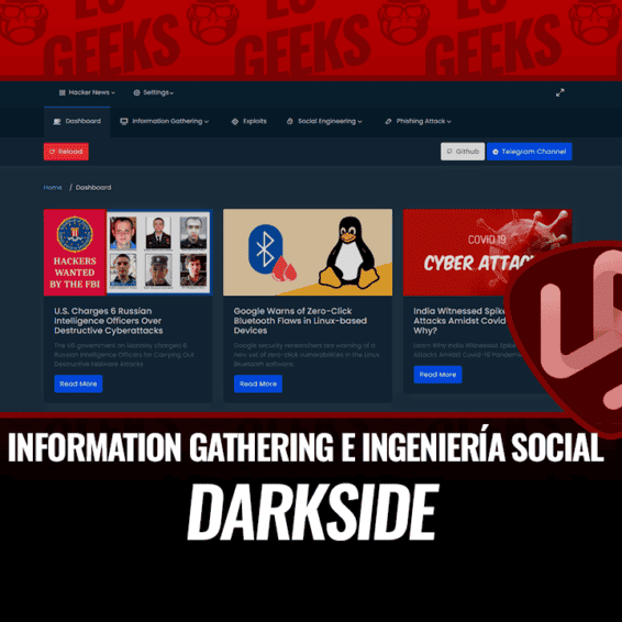 DarkSide Information Gathering e Ingeniería Social