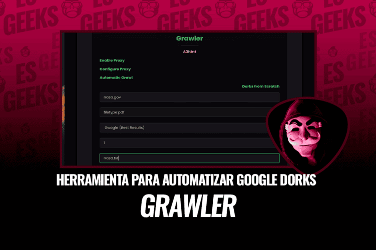 Grawler Herramienta Automatizar Google Dorks